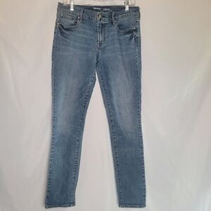 Old Navy Original Mid Rise Tapered Medium Wash Jeans Women's Size 8